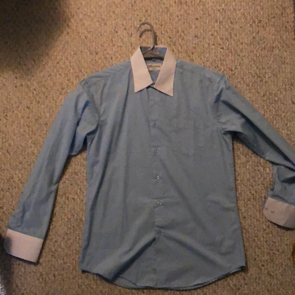 Berlioni Italy Men’s Dress Shirt Color Block